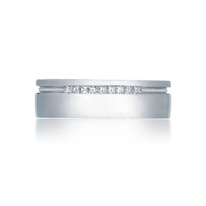 Tacori Platinum Simply Tacori Diamond 6.5mm Wedding Band (0.2 CTW)