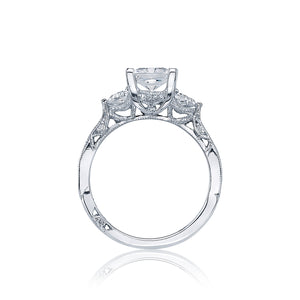 Tacori 18k White Gold Simply Tacori Princess Diamond Engagement Ring (0.56 CTW)