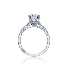 Load image into Gallery viewer, Tacori Ribbon Round Diamond Engagement Ring (0.12 CTW)