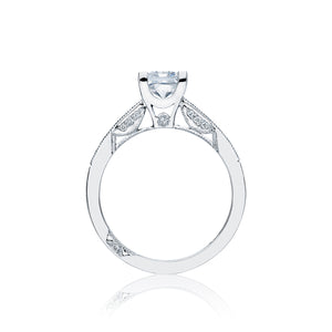 Tacori 18k White Gold Simply Tacori Princess Diamond Engagement Ring (0.32 CTW)