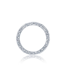 Load image into Gallery viewer, Tacori 18k White Gold Classic Crescent Diamond Wedding Band (0.87 CTW)