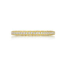 Load image into Gallery viewer, Tacori 18k Yellow Gold Classic Crescent Diamond Wedding Band (0.22 CTW)