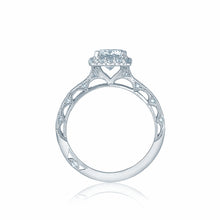 Load image into Gallery viewer, Tacori 18k White Gold White Gold Reverse Crescent  Engagement Ring (0.51 CTW)