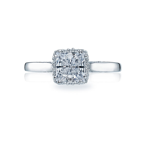 Tacori Dantela Princess Diamond Engagement Ring Setting  (0.13 CTW)