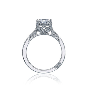 Tacori Platinum Dantela Princess Diamond Engagement Ring (0.3 CTW)