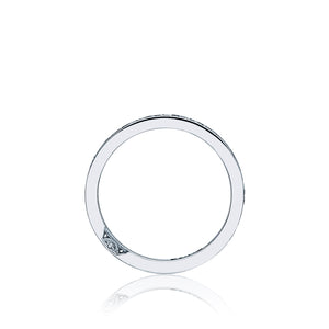 Tacori 18k White Gold Dantela Diamond Wedding Band (0.35 CTW)