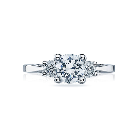 Tacori 18k White Gold Simply Tacori Round Diamond Engagement Ring Setting  (0.45 CTW)