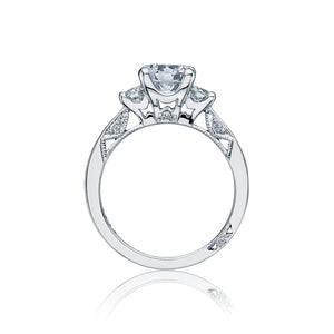 Tacori 18k White Gold Simply Tacori Round Diamond Engagement Ring (0.45 CTW)