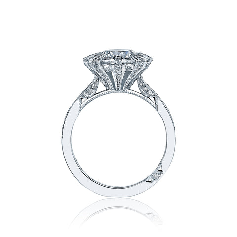 Tacori 18k White Gold Simply Tacori Round Diamond Engagement Ring Setting  (0.79 CTW)