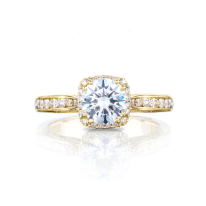 Tacori Dantela Round Diamond Engagement Ring (0.45 CTW)