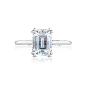 Tacori 18k White Gold Simply Tacori Engagement Ring Setting (0.07 CTW)