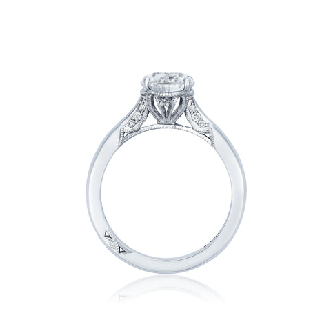 Tacori 18k White Gold Simply Tacori Pear Diamond Engagement Ring Setting (0.07 CTW)