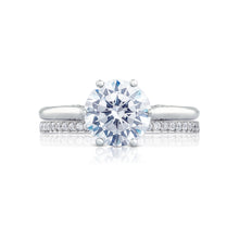 Load image into Gallery viewer, Tacori 18k White Gold Simply Tacori Round Diamond Engagement Ring (0.07 CTW)
