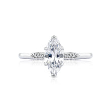 Load image into Gallery viewer, Tacori 18k White Gold Simply Tacori Marquise Diamond Engagement Ring (0.11 CTW)