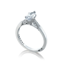 Load image into Gallery viewer, Tacori 18k White Gold Simply Tacori Marquise Diamond Engagement Ring (0.11 CTW)
