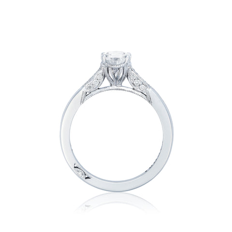 Tacori 18k White Gold Simply Tacori Pear Diamond Engagement Ring Setting (0.11 CTW)