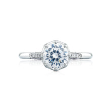 Load image into Gallery viewer, Tacori 18k White Gold Simply Tacori Round Diamond Engagement Ring (0.11 CTW)