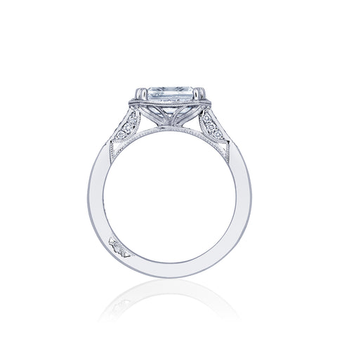 Tacori 18k White Gold Simply Tacori  Engagement Ring Setting (0.15 CTW)