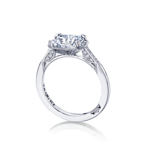 Tacori 18k White Gold Simply Tacori  Engagement Ring Setting (0.15 CTW)