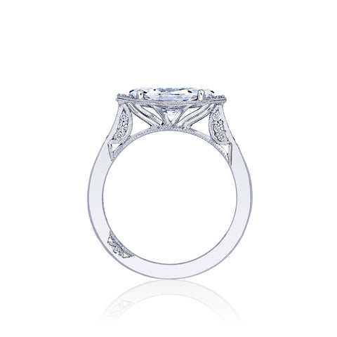 Tacori 18k White Gold Simply Tacori Marquise Diamond Engagement Ring Setting (0.14 CTW)