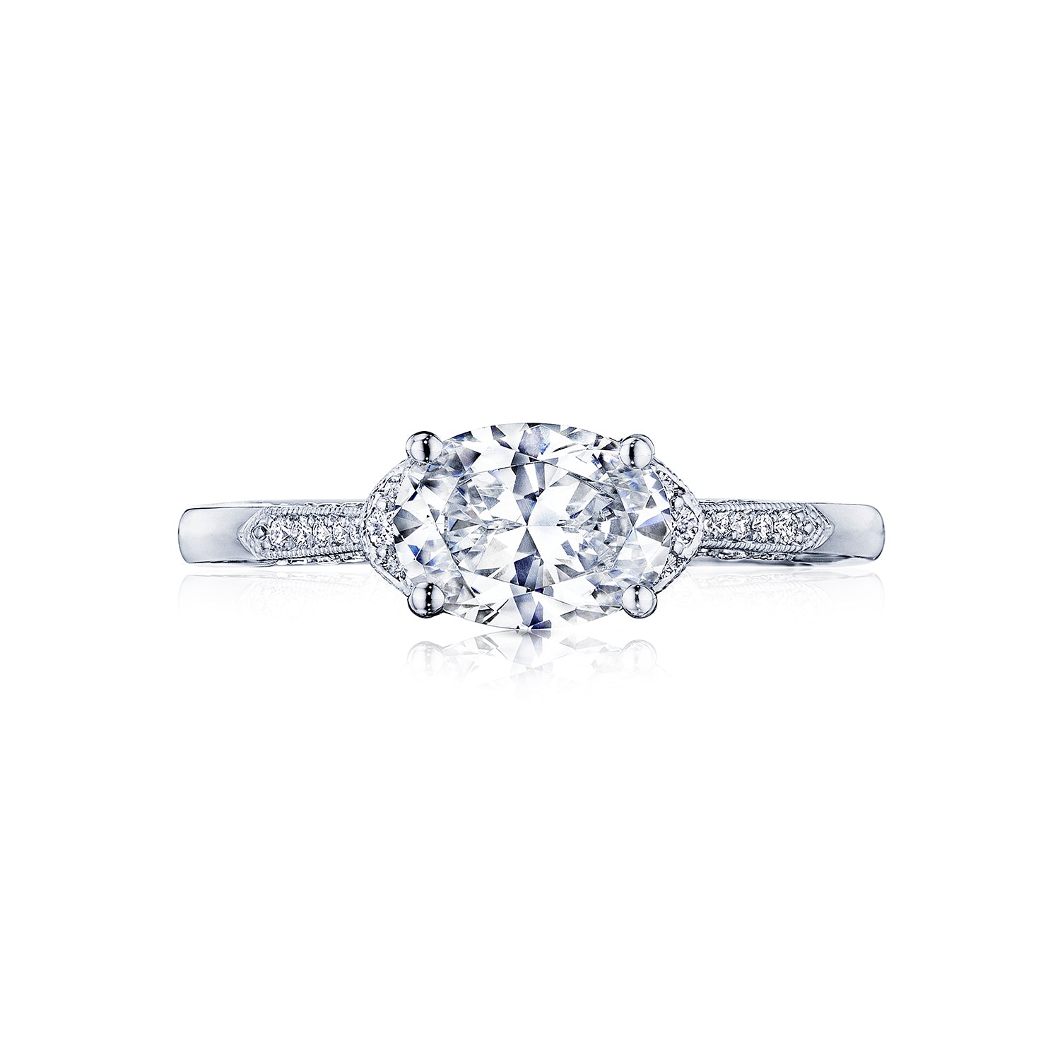 Tacori oval sales diamond ring