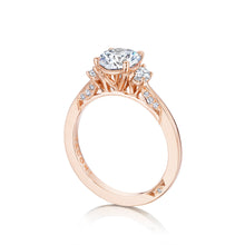 Load image into Gallery viewer, Tacori 18k Rose Gold Simply Tacori Round Diamond Engagement Ring (0.28 CTW)