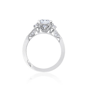 Tacori 18k White Gold Simply Tacori Princess Diamond Engagement Ring (0.34 CTW)