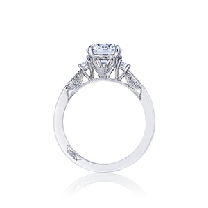 Tacori 18k White Gold Simply Tacori Round Diamond Engagement Ring (0.34 CTW)