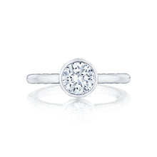 Load image into Gallery viewer, Tacori 18k White Gold Starlit Round Diamond Engagement Ring (0.01 CTW)