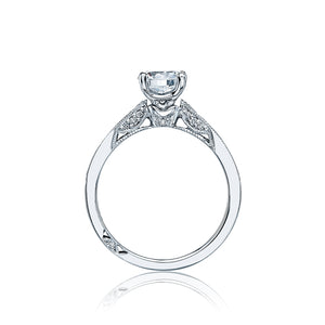 Tacori 18k White Gold Simply Tacori Round Diamond Engagement Ring Setting (0.25 CTW)