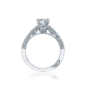 Tacori 18k White Gold Simply Tacori Round Diamond Engagement Ring (0.36 CTW)