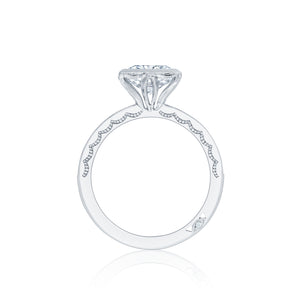 Tacori 18k White Gold Starlit Princess Diamond Engagement Ring Setting  (0.35 CTW)