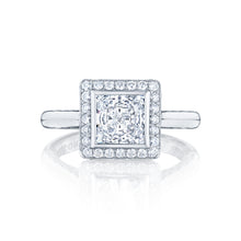 Load image into Gallery viewer, Tacori 18k White Gold Starlit Princess Diamond Engagement Ring (0.29 CTW)