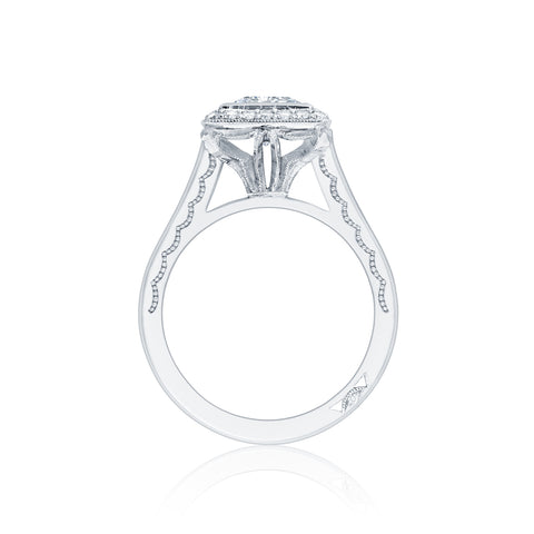 Tacori 18k White Gold Starlit Princess Diamond Engagement Ring Setting  (0.29 CTW)