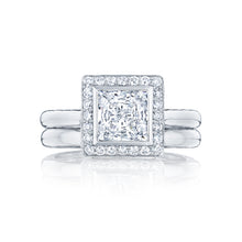 Load image into Gallery viewer, Tacori 18k White Gold Starlit Princess Diamond Engagement Ring (0.29 CTW)