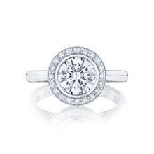 Load image into Gallery viewer, Tacori Platinum Starlit Round Diamond Engagement Ring (0.24 CTW)