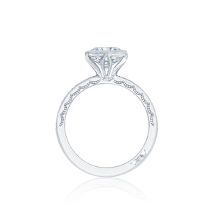 Tacori 18k White Gold Starlit Princess Diamond Engagement Ring Setting  (0.13 CTW)