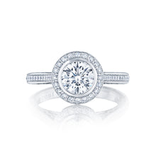 Load image into Gallery viewer, Tacori 18k White Gold Starlit Round Diamond Engagement Ring (0.3 CTW)