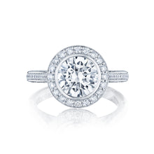 Load image into Gallery viewer, Tacori 18k White Gold Starlit Round Diamond Engagement Ring (0.44 CTW)