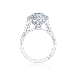 Tacori 18k White Gold Starlit Round Diamond Engagement Ring (0.44 CTW)