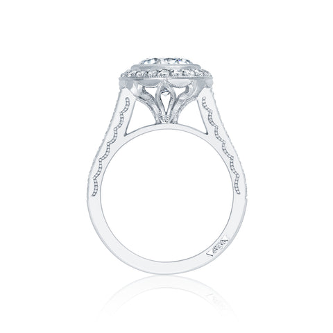 Tacori 18k White Gold Starlit Round Diamond Engagement Ring Setting   (0.44 CTW)