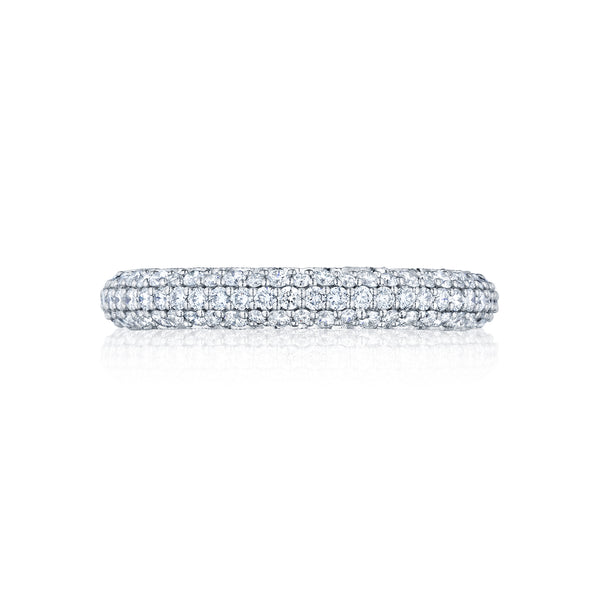 Tacori 18k White Gold Starlit Diamond Wedding Band (1.45 CTW)