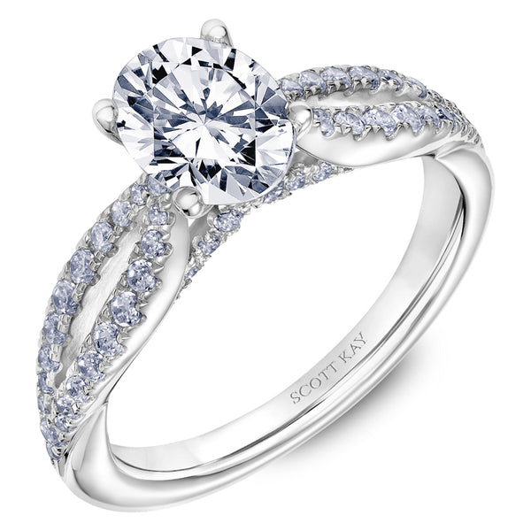 Scott Kay Namaste Engagement Ring (0.44 CTW)