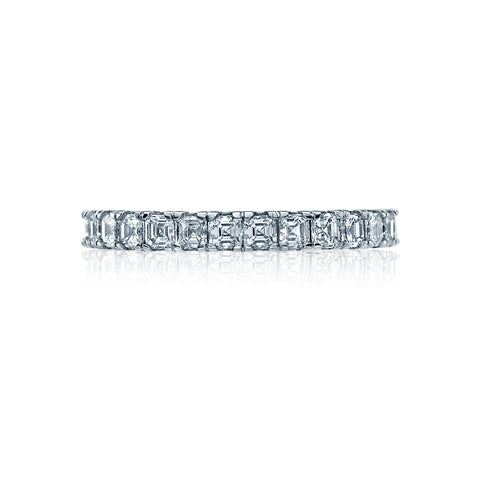 Tacori 18k White Gold Clean Crescent Diamond Wedding Band (1.75 CTW)