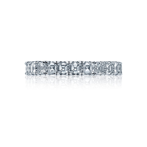 Tacori 18k White Gold Clean Crescent Diamond Wedding Band (1.55 CTW)