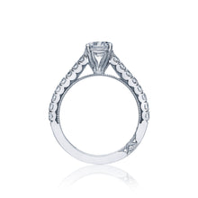Load image into Gallery viewer, Tacori 18k White Gold Clean Crescent Round Diamond Engagement Ring (0.53 CTW)