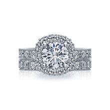Load image into Gallery viewer, Tacori 18k White Gold Blooming Beauties Round Diamond Engagement Ring (0.85 CTW)