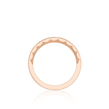 Load image into Gallery viewer, Tacori 18k Rose Gold Sculpted Crescent Eternity Diamond Wedding Band (0.35 CTW)