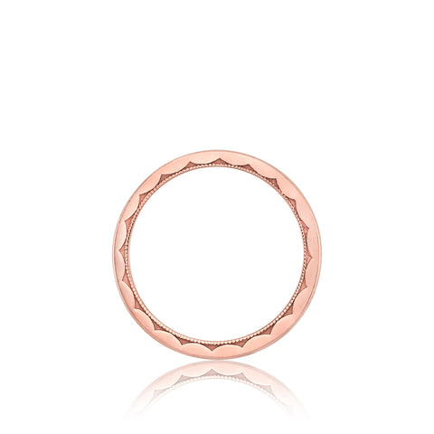 Tacori 18k Rose Gold Sculpted Crescent Wedding Band