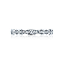 Load image into Gallery viewer, Tacori 18k White Gold Sculpted Crescent Diamond Wedding Band (0.3 CTW)